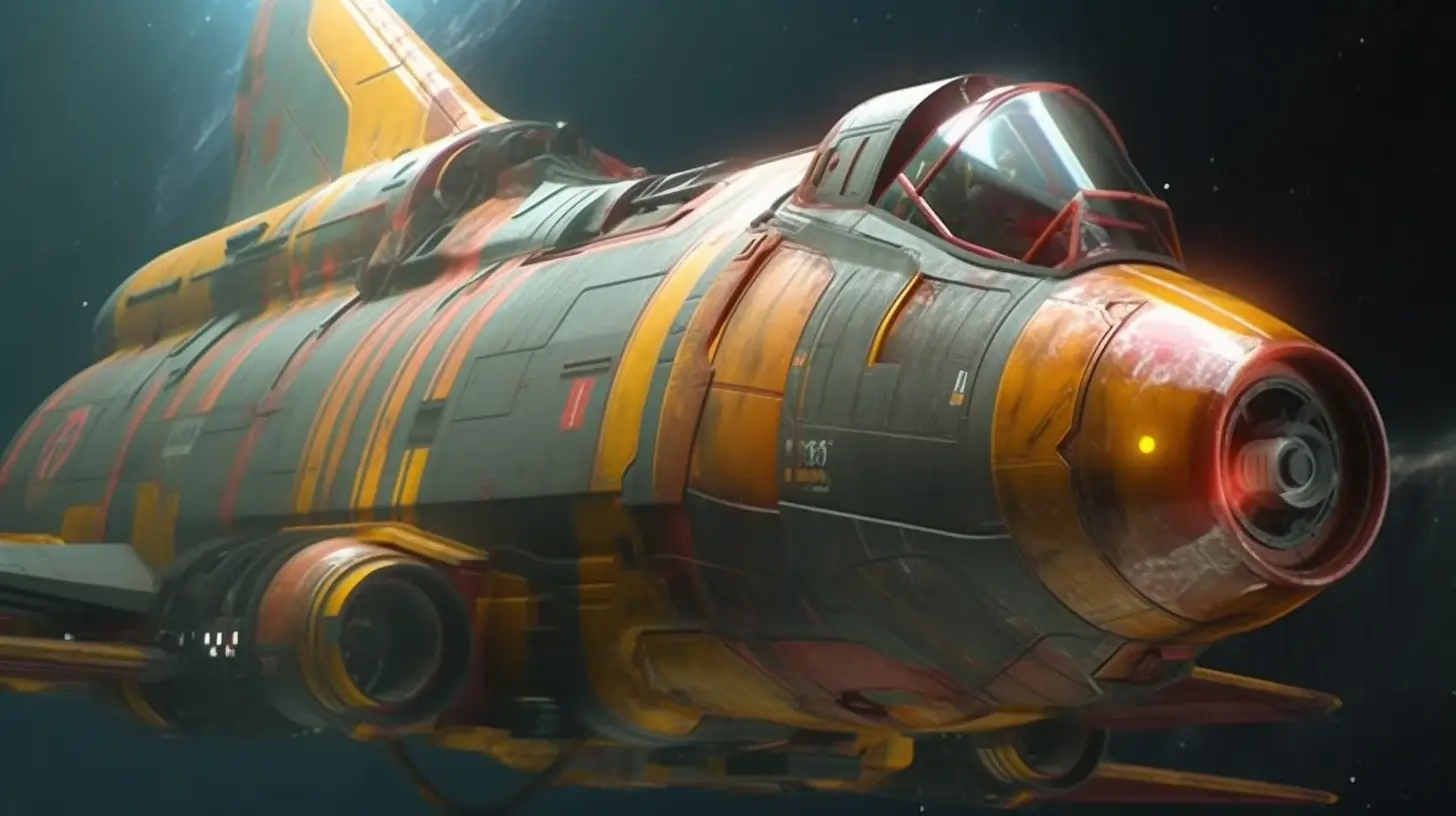 Space Fighter in Deep Space