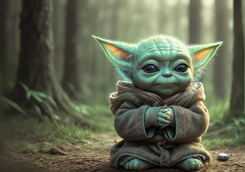 Grogu as Baby Yoda