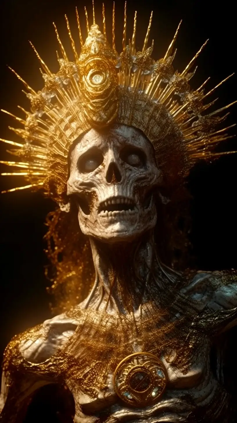 Undead King with Golden Headdress