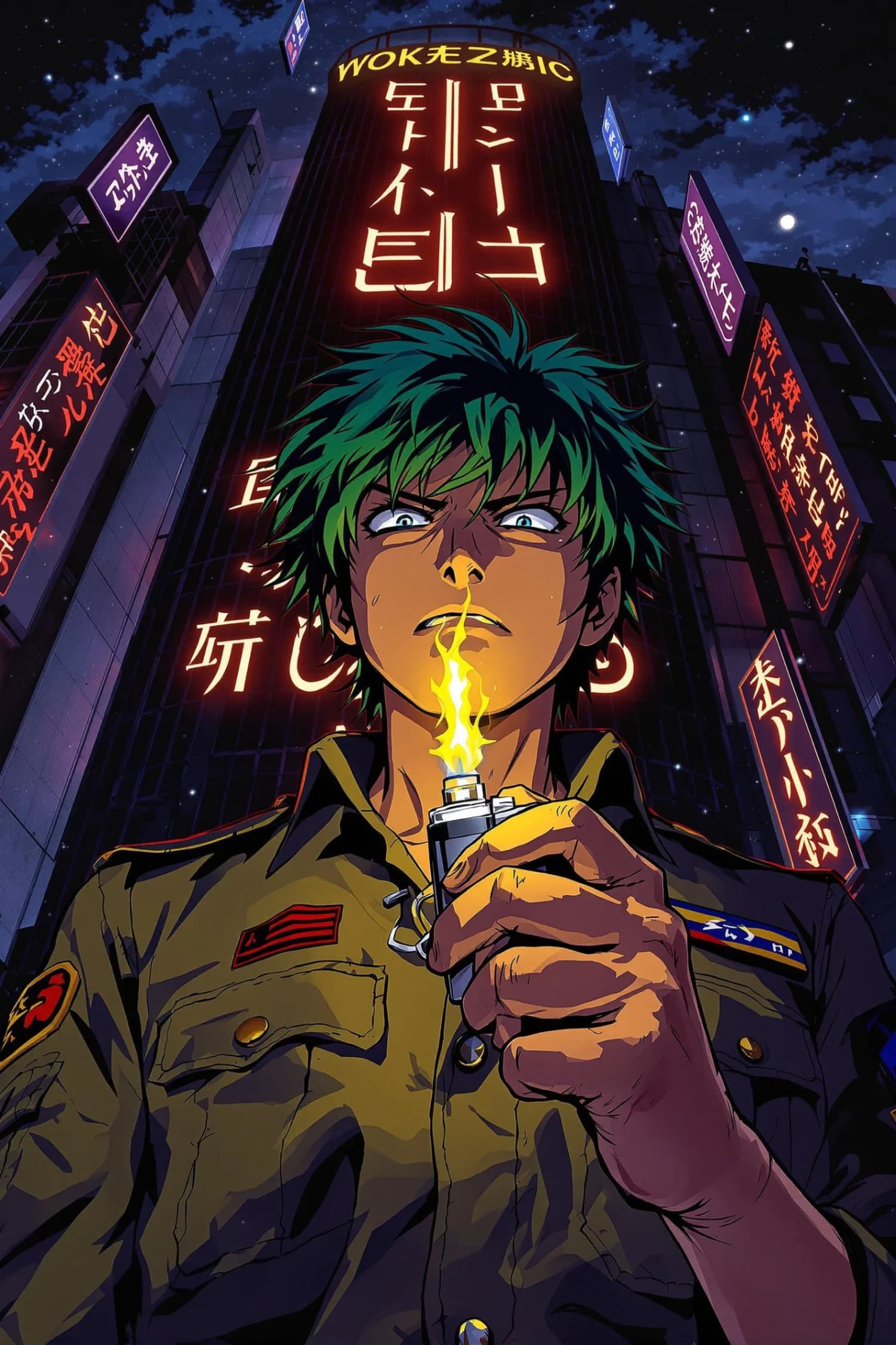 Vintage 90s Anime Boy