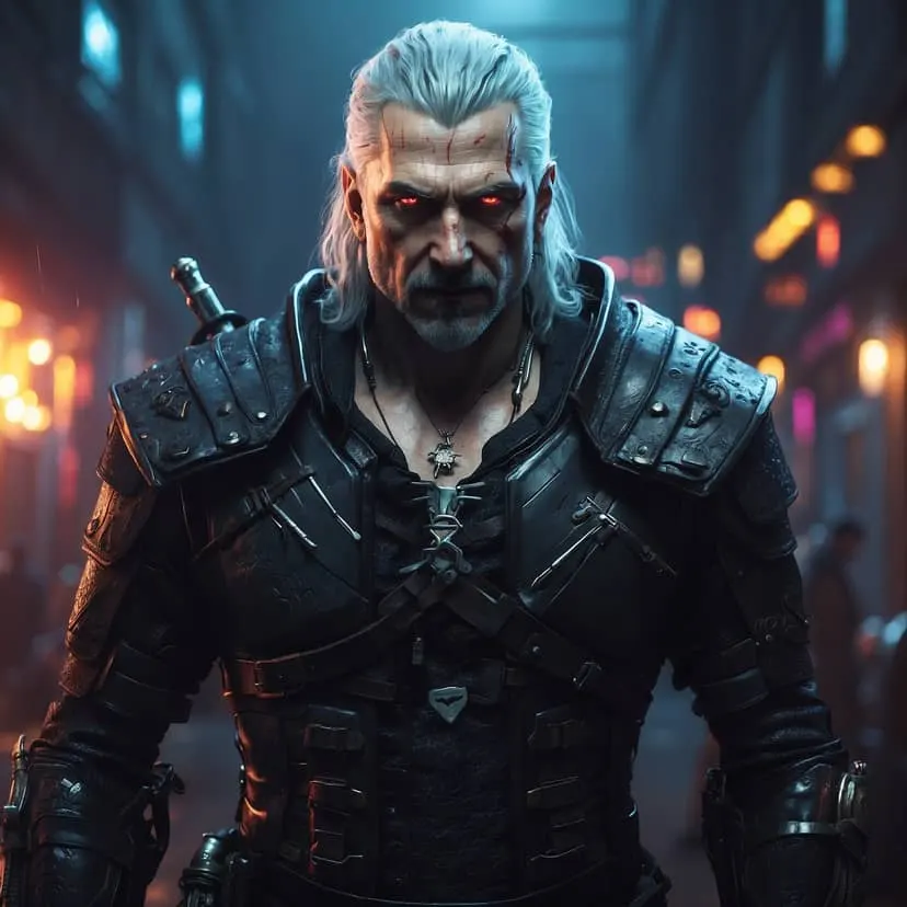 The Witcher from Cyberpunk