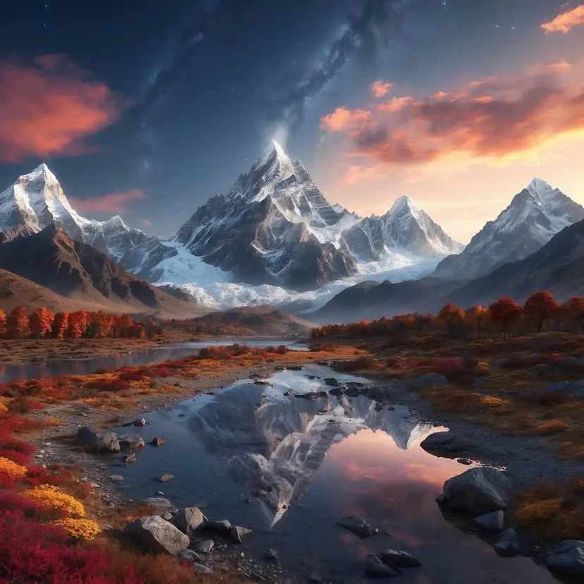 Everest Autumn Scenery