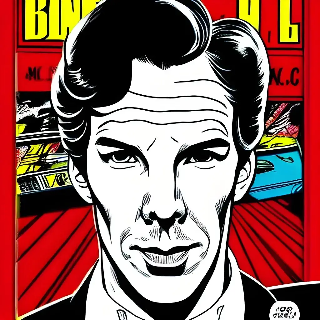 Retro James Bond Comic Cover