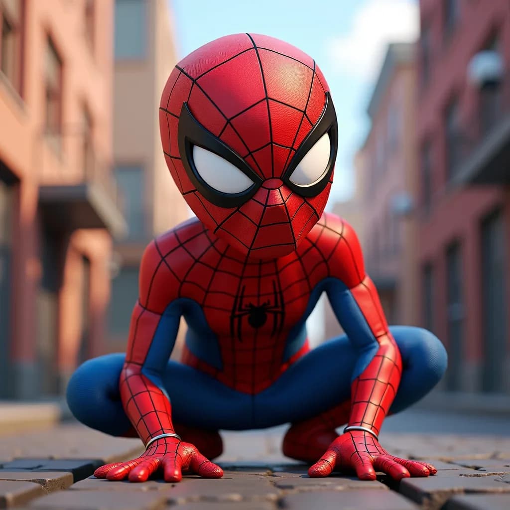 3D Spiderman Animation