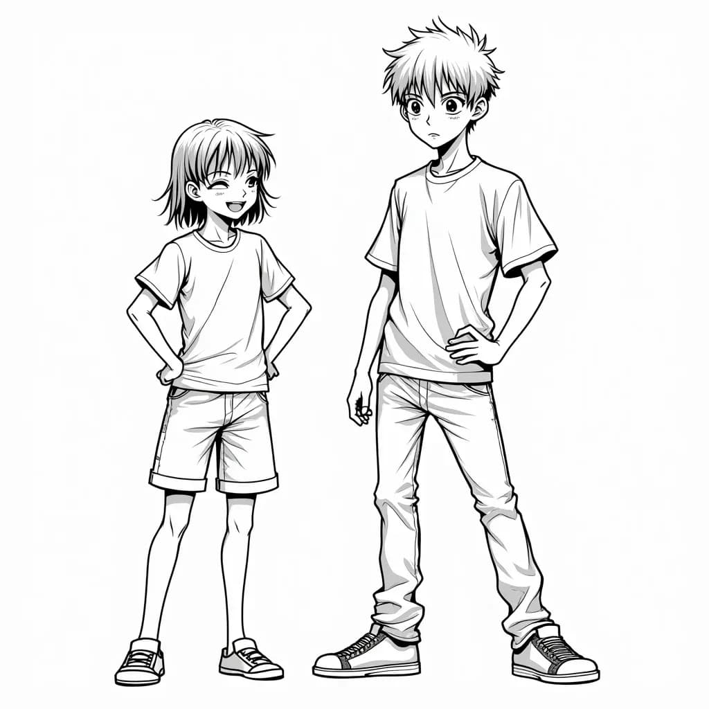 Manga Style Duo
