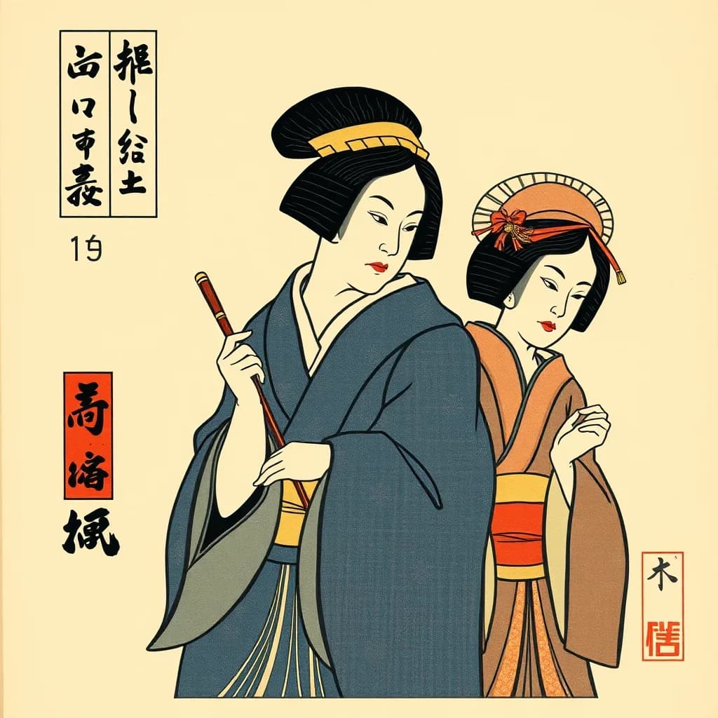 Ukiyo-e Traditional Art