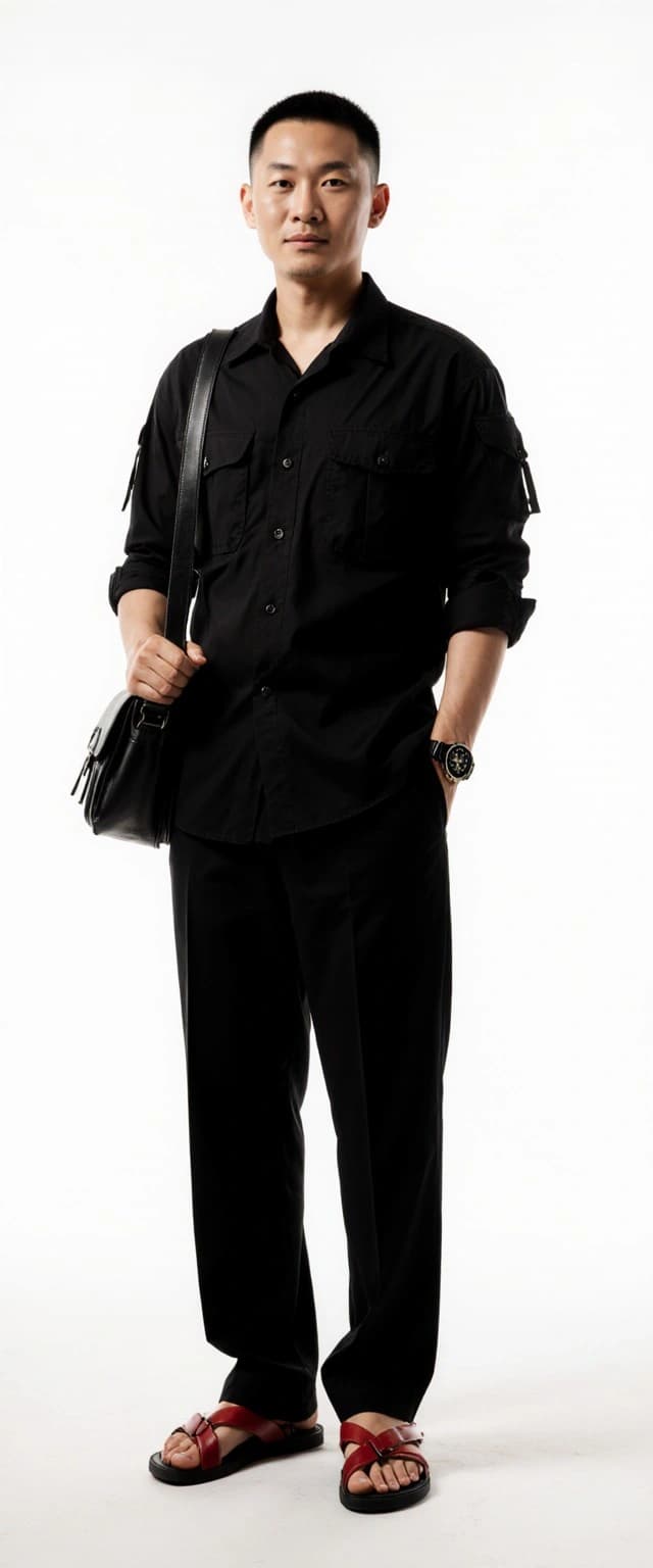 Thai Man in Combat Outfit