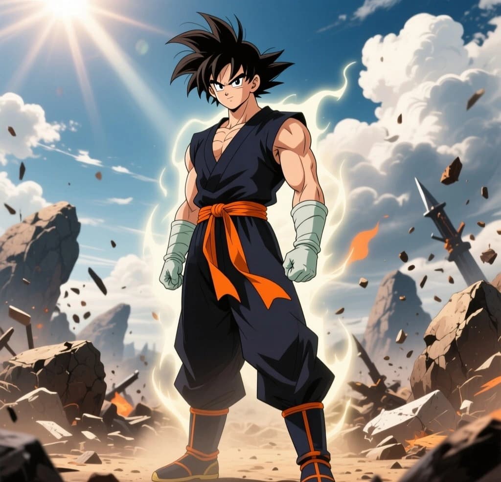Dragon Ball Z Style Warrior