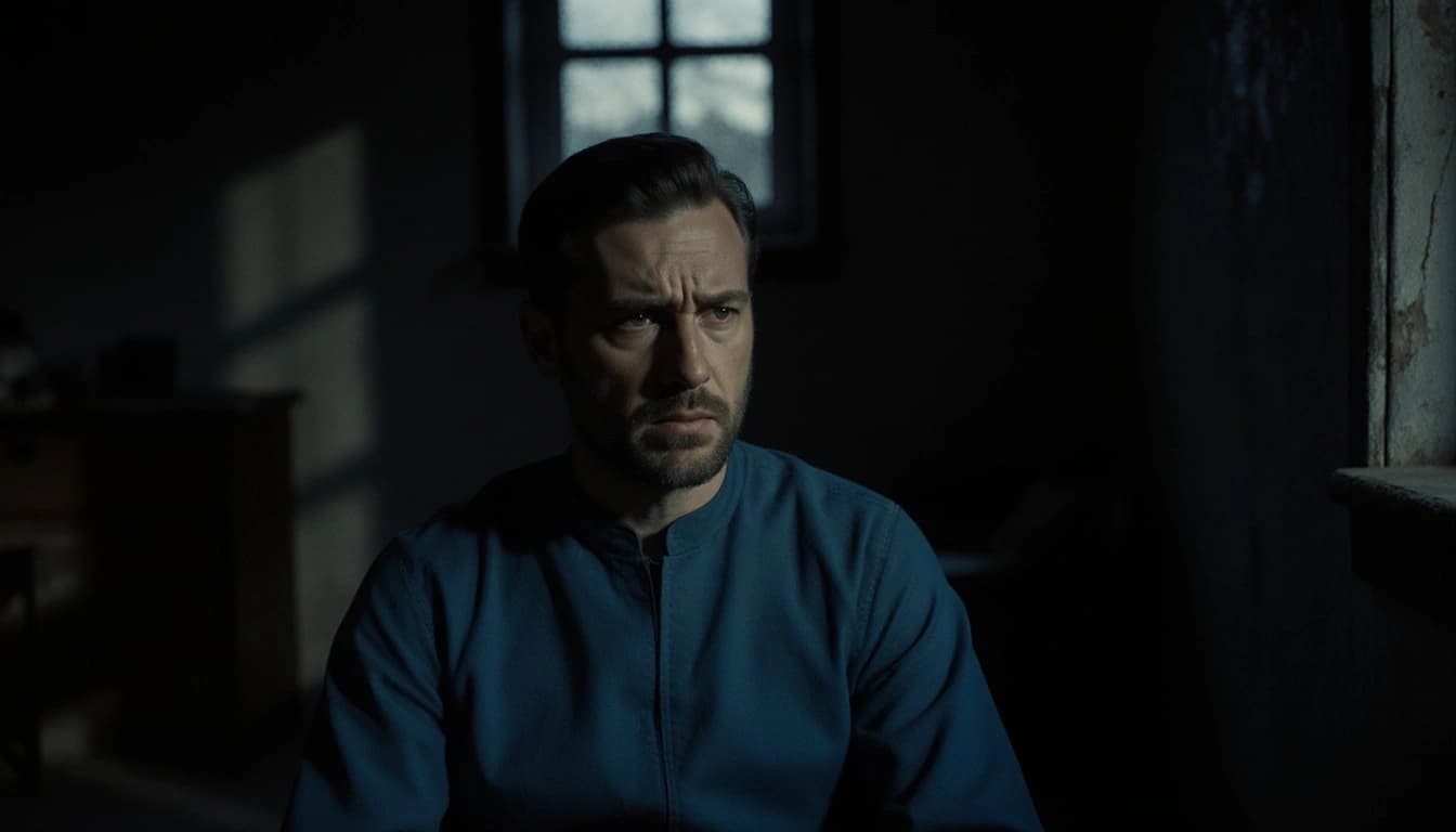 Man in Solitude and Regret