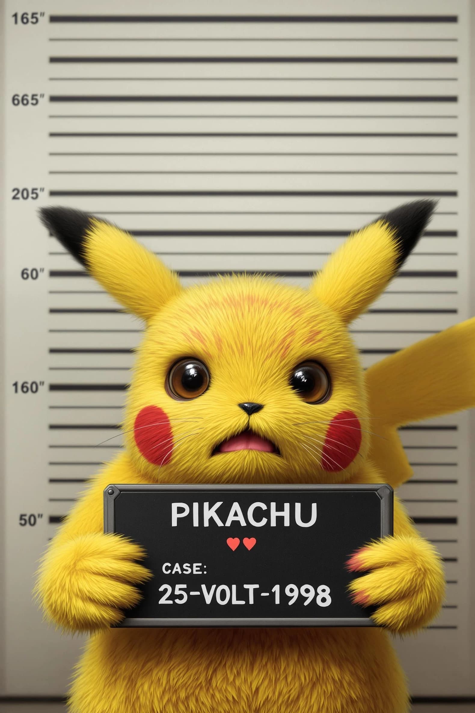 Pikachu Mugshot