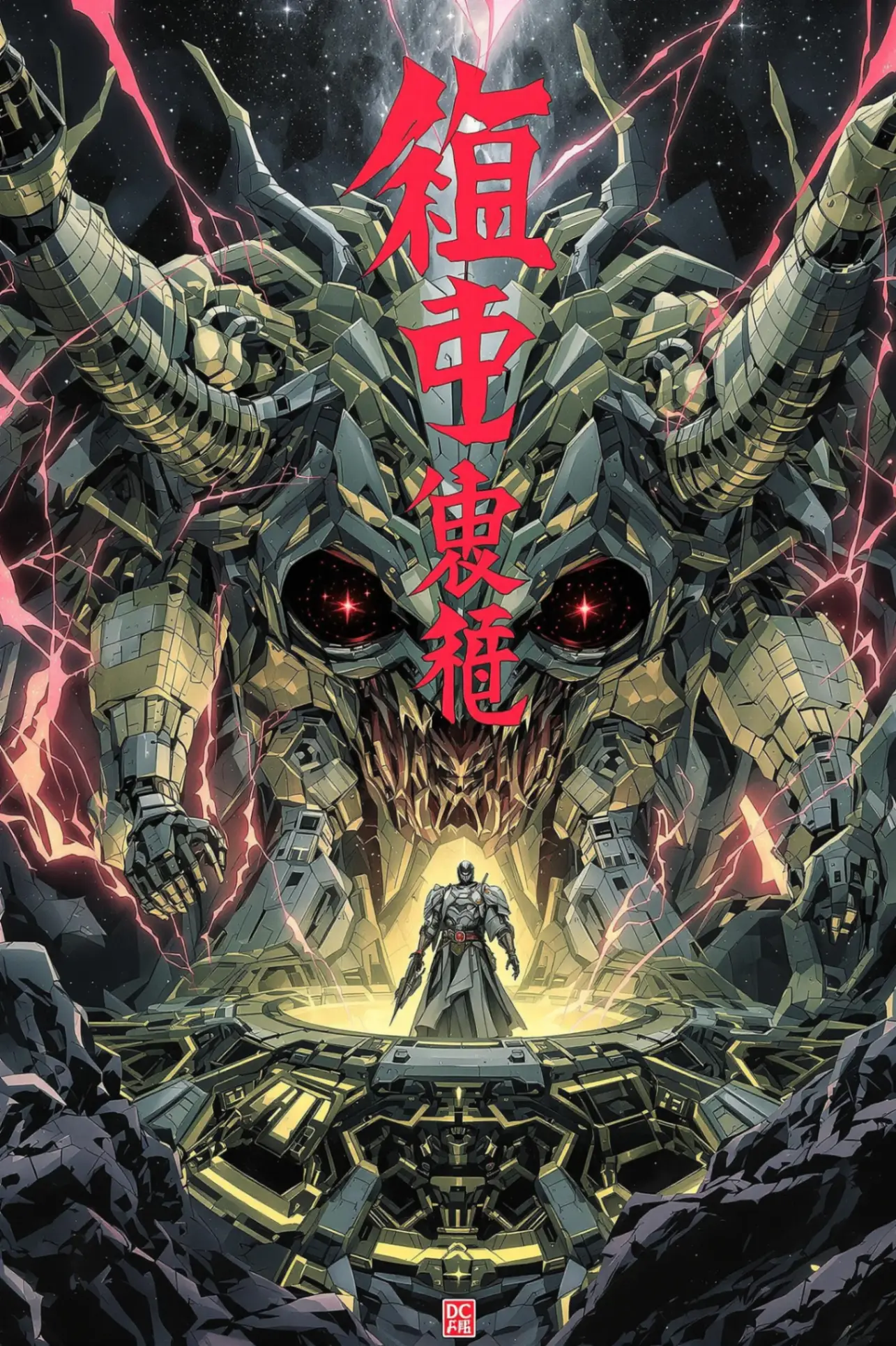 Tech Samurai Piloting Eldritch Mech