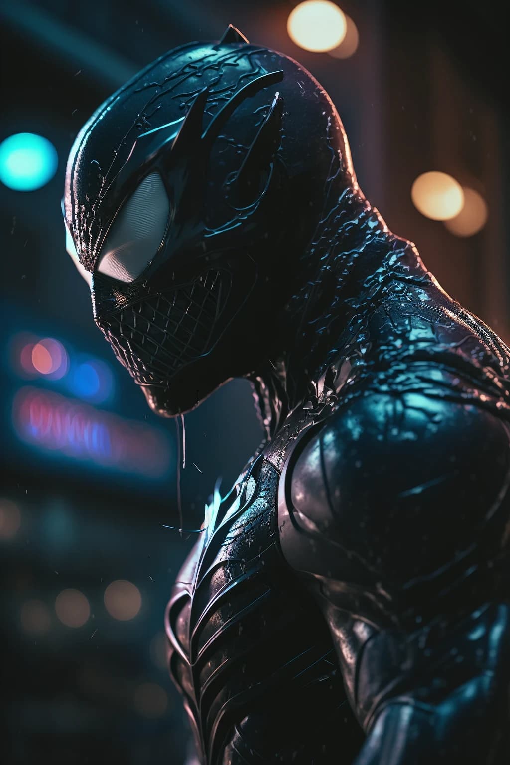 Spider-Man and Venom Symbiosis