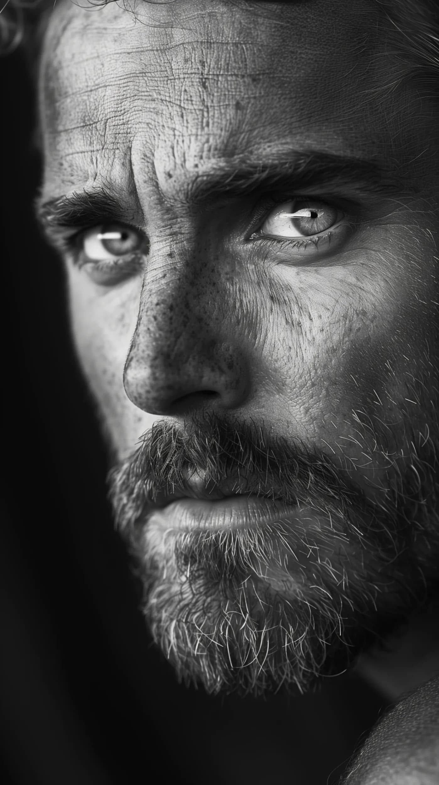 Noir Monochrome Portrait